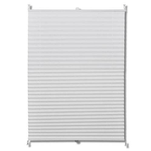 Plissejaloezie 50x100 wit | Tweede Kansje | OP = OP, Huis en Inrichting, Stoffering | Gordijnen en Lamellen, Wit, Nieuw, 200 cm of meer