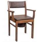 Toiletstoel, Po Stoel Hout (donker), Diversen, Ophalen of Verzenden, Nieuw