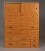 Kimono-kast (kast voor kleding) - Hout, Metaal,, Antiek en Kunst