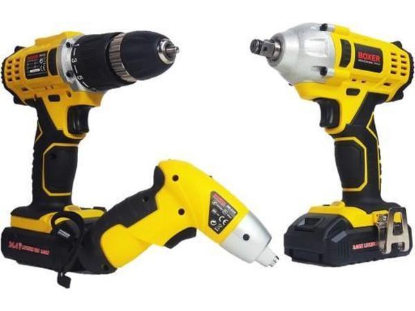 Veiling - Gereedschapset -Boormachine+Slagmoersleutel+Schroe, Doe-het-zelf en Bouw, Gereedschap | Boormachines, Nieuw