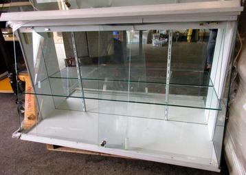 Opzet Display, Glazen vitrine met verlichting in 40cm, 80cm beschikbaar voor biedingen