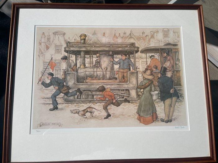 Anton Pieck (1895-1987) - De tram, Antiek en Kunst, Antiek | Overige Antiek