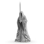 Figurine - Fantasy figurine of a hooded figure holding a