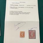 Frankrijk 1852 - 40 cent Napoleon Empire met fotocertificaat, Postzegels en Munten, Postzegels | Europa | Frankrijk, Gestempeld