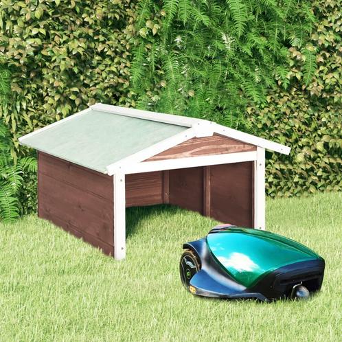 vidaXL Overkapping voor grasmaaier 72x87x50 cm vurenhout, Tuin en Terras, Grasmaaiers, Nieuw, Verzenden