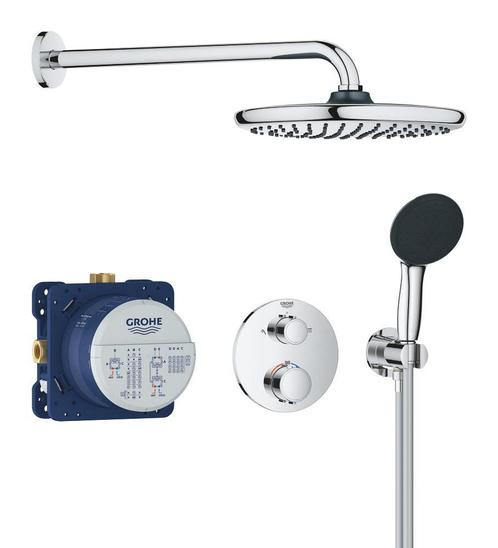 Grohe Precision Thermostat Perfect shower set met Vitalio, Doe-het-zelf en Bouw, Sanitair, Kraan, Nieuw, Chroom, Ophalen of Verzenden