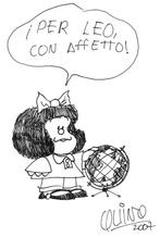 Quino - Original drawing - Mafalda - Hand Signed - 2007, Nieuw