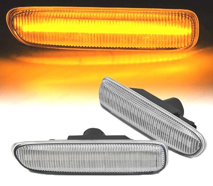 CLIGNOTANTS LATÉRAUX BMW E46 DYNAMIQUE LED CHROMÉ, Autos : Pièces & Accessoires, Éclairage, Envoi
