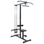 vidaXL Lat pulldown machine Zwart 110 x 70 x 187 cm, Verzenden, Nieuw
