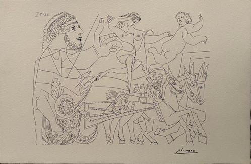 Pablo Picasso (1881-1973) - Daprès el arasée avec écuyère, Antiek en Kunst, Antiek | Overige Antiek