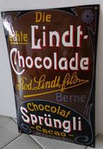 Lindt chocolade Emaille reclamebord - Lindt chocolate, Antiek en Kunst