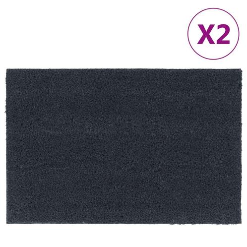 vidaXL Deurmatten 2 st 40x60 cm getufte kokosvezel, Tuin en Terras, Deurmatten, Nieuw, Verzenden