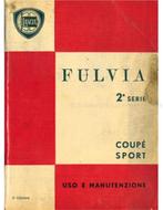 1971 LANCIA FULVIA COUPE SPORT INSTRUCTIEBOEKJE ITALIAANS