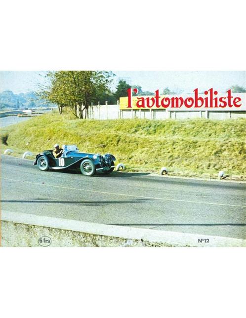 1968 LAUTOMOBILISTE MAGAZINE 12 FRANS, Boeken, Auto's | Folders en Tijdschriften