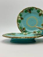 Sarreguemines - Dienblad (3) - Majolica - Aardewerk