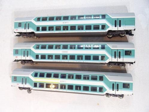 Fleischmann H0 - 5122/5123 - Ensemble de train (3) - Trois, Hobby en Vrije tijd, Modeltreinen | H0