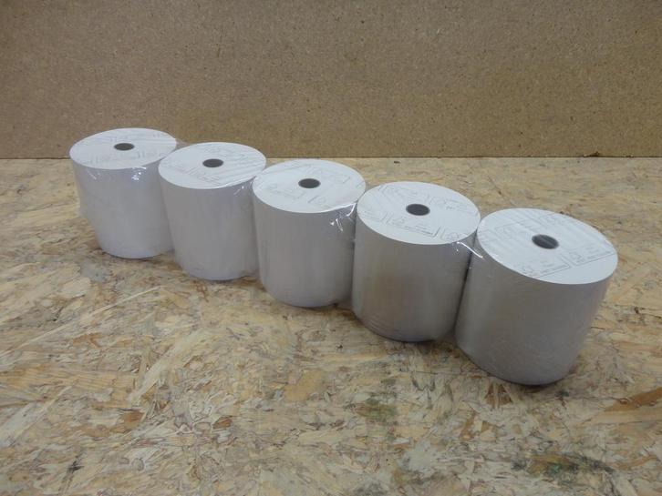 Thermische kassarol 80x80x12 thermo wit (5 stuks), Computers en Software, Printers, Thermo-printer, Nieuw, Printer, Ophalen of Verzenden