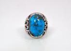 Turquoise - Zilver - Ring, Antiek en Kunst
