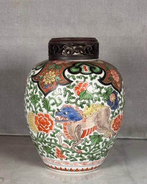 Vaas - Porselein - China - Qing Dynastie (1644-1911) - Fijne, Antiek en Kunst, Antiek | Overige Antiek