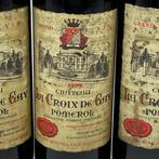 1975 Chateau La Croix de Gay - Pomerol - 3 Flessen (0.75, Collections, Vins