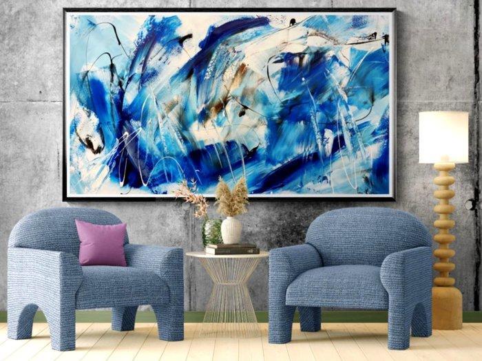 Luc Mora - The cry of the sea - XXL, Antiquités & Art, Art | Objets design