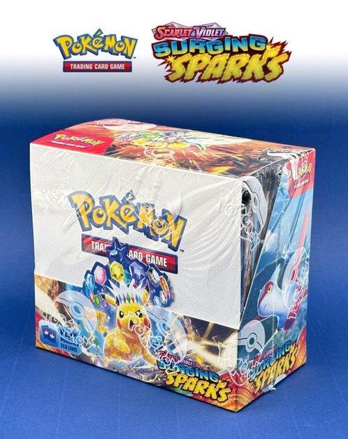 Pokémon TCG - Booster box - Scarlet & Violet Surging Sparks, Hobby en Vrije tijd, Verzamelkaartspellen | Pokémon