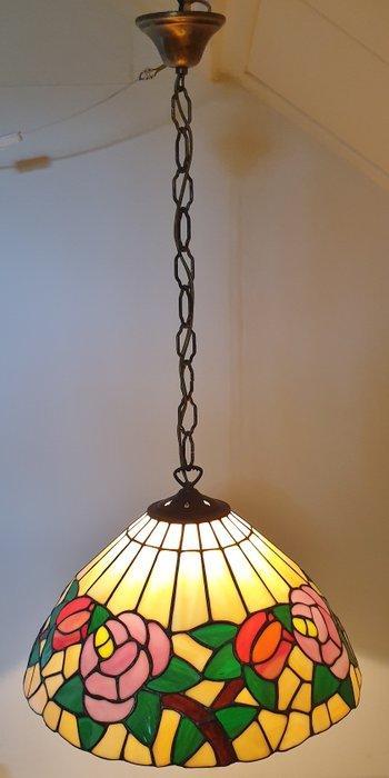 Lamp - Glas-in-lood - Tiffany, Antiek en Kunst, Kunst | Designobjecten