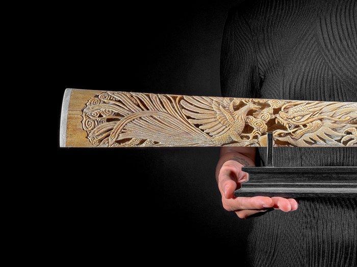 NIET-RESERVEPRIJS - Fijn uitgesneden, gepatineerd, Antiquités & Art, Art | Objets design