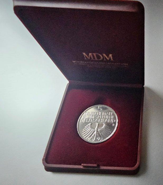 Duitsland, Bondsrepubliek 5 Deutsche Mark 1952 / Centennial, Postzegels en Munten, Munten | Europa | Niet-Euromunten