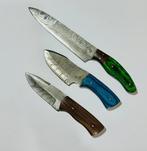 Keukenmes - Keukentafelmes (0093) - Roze en exotisch hout en