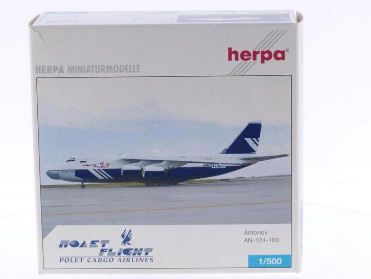Schaal 1:500 Herpa 514293 Polet Cargo Airlines Antonov AN..., Hobby & Loisirs créatifs, Modélisme | Avions & Hélicoptères, Enlèvement ou Envoi