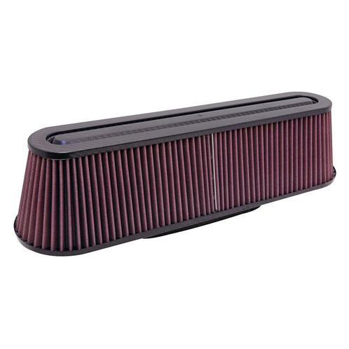 K&N Universeel filter - carbonvezel - ovale aansluiting van, Auto-onderdelen, Motor en Toebehoren, Nieuw, Verzenden
