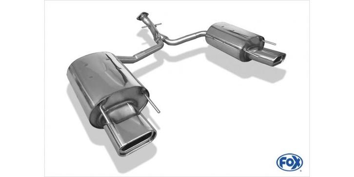 FOX Lexus IS 220 Diesel einddemper rechts/links - 160x80 typ, Auto-onderdelen, Uitlaatsystemen, Nieuw, Verzenden