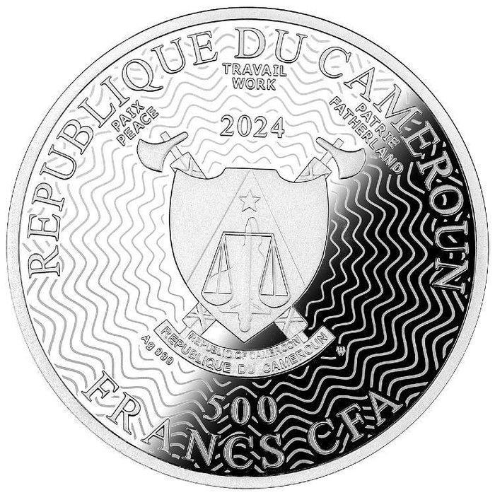 Kameroen. 500 Francs 2024 Self-Portrait with a Bottle of, Postzegels en Munten, Munten | Europa | Niet-Euromunten