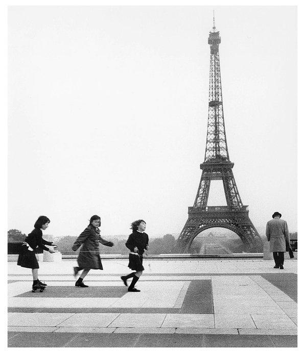 Hubertus Hierl (1940) - Die Rollschuhfahrer (Paris, 1964), Antiek en Kunst, Kunst | Designobjecten