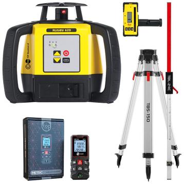 AANBIEDING! Leica Rugby 620 Professionele Rotatielaser Set!, Verzenden