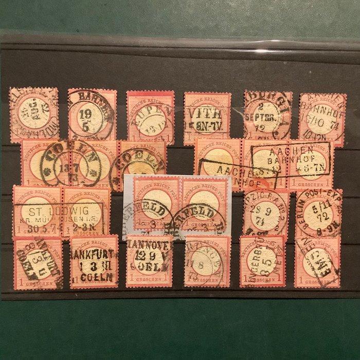 Duitse Rijk 1872 - 1 Groschen Groot Brutschield: 24, Timbres & Monnaies, Timbres | Europe | Allemagne