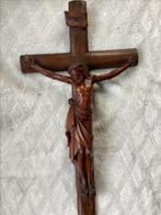 Crucifix - Hout - 19th century - Houten corpus - 44 cm