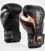 Venum Elite Evo (Kick)bokshandschoenen Zwart Goud Rood, Verzenden, Nieuw, Bokshandschoenen