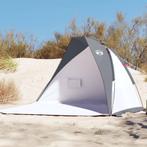 vidaXL Strandtent 268x223x125 cm 185T polyester grijs, Caravans en Kamperen, Nieuw