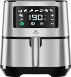 Airfryer XXL - heteluchtfriteuse - 5.5L - 1700W - Zilver, Verzenden, Nieuw