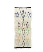 Berber, Marokkaans Beni Ourain Tapijt 90x230 cm - Vloerkleed, Huis en Inrichting, Stoffering | Tapijten en Vloerkleden, Nieuw