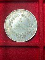 Italië, Voorlopige regering van Lombardije 5 Lire 1848