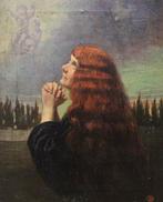 European School (XIX) - Contemplative penitent Magdalene