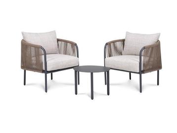 Veiling - Outdoor Loungeset Polar - antraciet beschikbaar voor biedingen