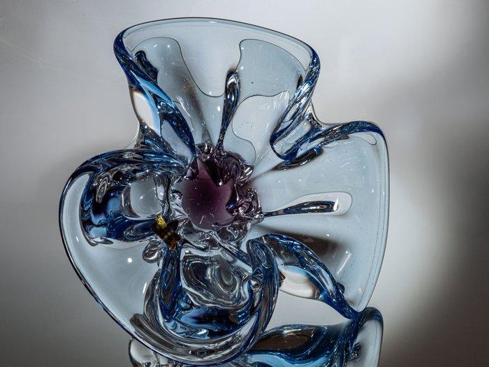 Egermann - Pot - Designer schaal - Sommerso - Ø ca. 22 cm /, Antiquités & Art, Antiquités | Verre & Cristal
