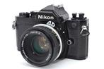Nikon FM Black + Ai Nikkor 1.8/50mm Appareil photo reflex, Audio, Tv en Foto, Fotocamera's Analoog, Nieuw