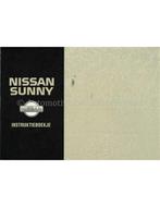 1995 NISSAN SUNNY INSTRUCTIEBOEKJE NEDERLANDS