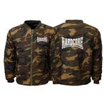 Hardcore Camouflage Geborduurd Logo Bomberjack Jas - Hoge, Nieuw