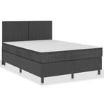 Boxspring Grijs 140x200 cm | OP = OP | Super Deal!, Verzenden, Nieuw, 140 cm, Twijfelaar